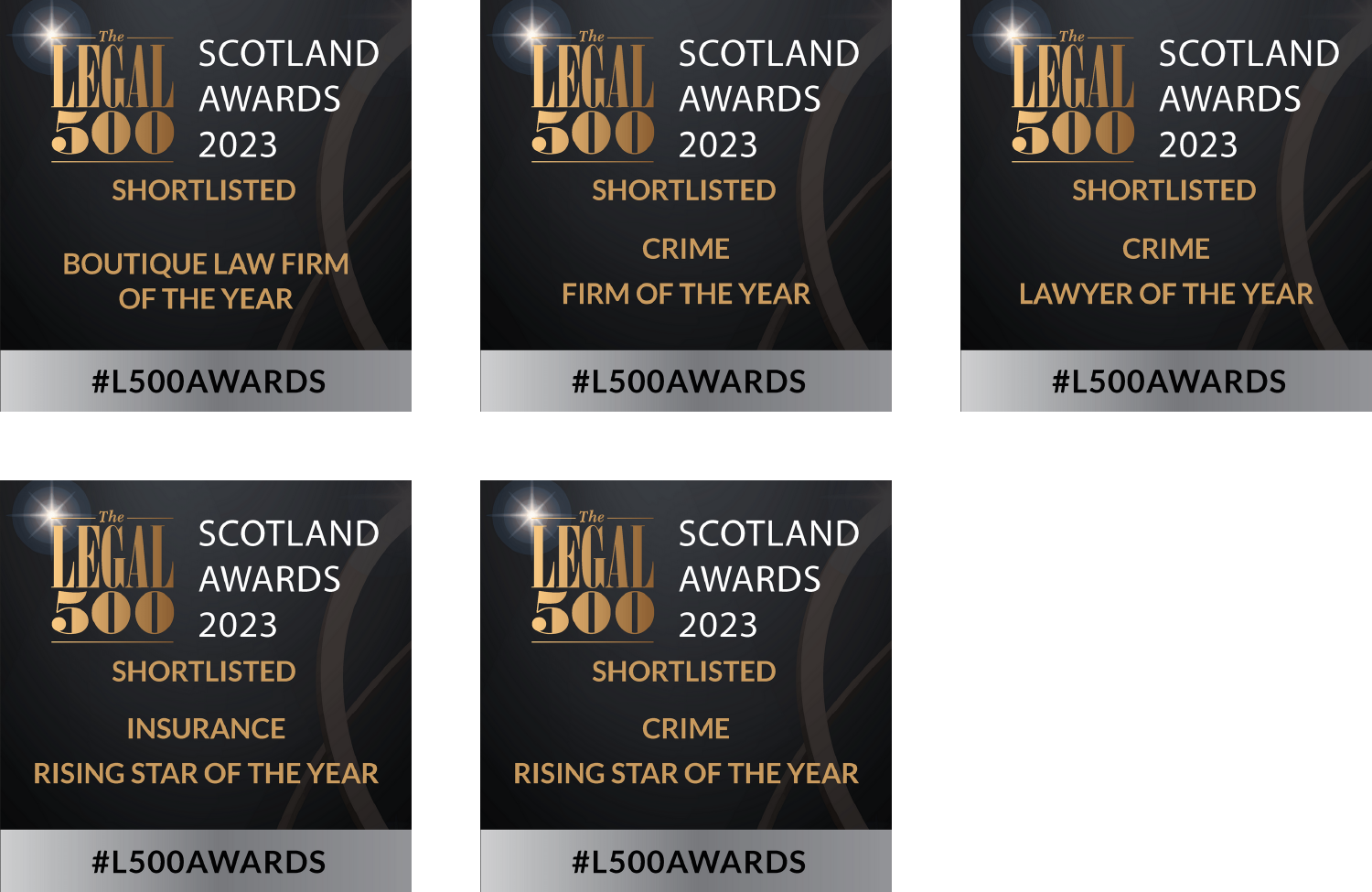 Levy & McRae Solicitors Receive Multiple Nominations in Legal 500 Scotland Awards 2023